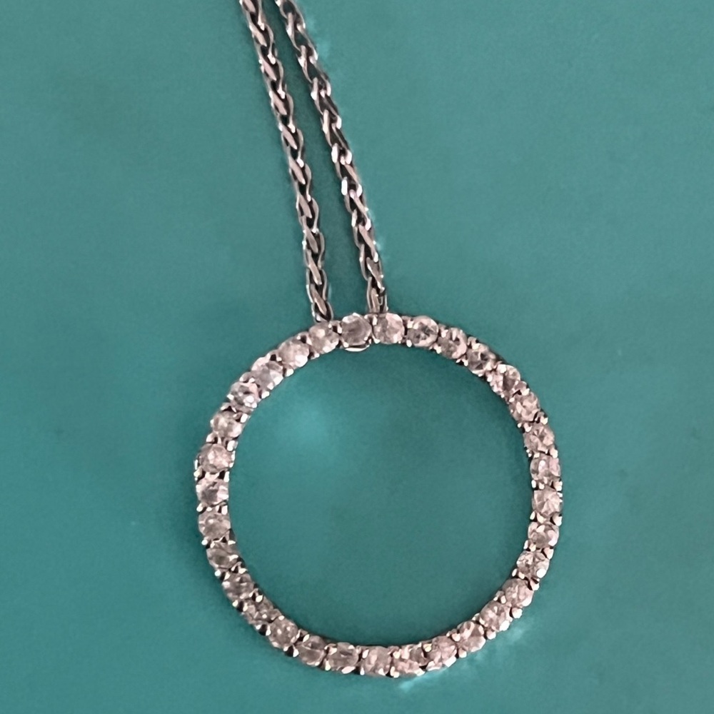 Circle of Life 1/2 Carot Diamond Pendant 22" chain.